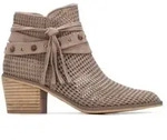 Refresh f&uuml;r Damen. 17518004-TAUPE Lederstiefeletten 175180 braun (37), 3 bis 5 cm,