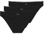 HUGO f&uuml;r Damen. 50566738 Set 3 Slips Micro schwarz (S), Heimtextilien, Polyamid