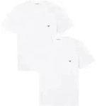 Emporio Armani f&uuml;r Herren. EM000391_AF14132 2er-Set wei&szlig;e T-Shirts mit