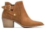 Xti f&uuml;r Damen. 14526501-CAMEL Stiefelette 145265 braun (37), 3 bis 5 cm,