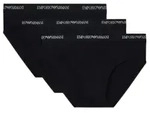 Emporio Armani f&uuml;r Herren. EM000258_AF14132 3er-Set schwarzer Stretch-Slips aus