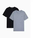 Emporio Armani f&uuml;r Herren. EM000391_AF18881 2er-Set Endurance-T-Shirts grau,...