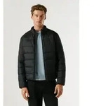 Pepe Jeans f&uuml;r Herren. PM4027171 Schwarze Puff-Duffle-Jacke (L), L&auml;ssig, Polyamid,