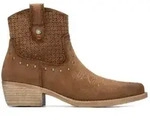 Refresh f&uuml;r Damen. 17504202-CAMEL Stiefelette 175042 braun (37), 3 bis 5 cm,