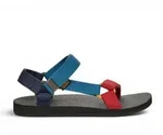 Teva f&uuml;r Herren. 1004006 Sandalen Original Universal blau, rot (42), Wohnung,