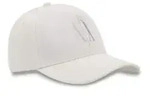 A|X Armani Exchange f&uuml;r Damen. XW000957AF13846U0002 Wei&szlig;e Baseballkappe (OSFA),