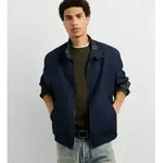 Pepe Jeans f&uuml;r Herren. PM4027337 Blaue Wendejacke Harrington (M), L&auml;ssig,...