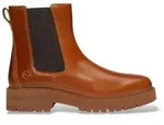 Timberland f&uuml;r Damen. TB0A2KK2EM41 Chelsea-Boots aus Leder Britton Drive braun...