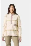 Helly Hansen f&uuml;r Damen. 63430 Fleecejacke Maridalen Printed beige (L), L&auml;ssig,