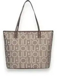 Liu Jo f&uuml;r Damen. AF6070-T769A Beige Shopping Bag (OSFA), L&auml;ssig, Polyester