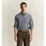 Gant f&uuml;r Herren. 3263003 Gestreiftes Popelinehemd in Blau (L), L&auml;ssig,...