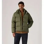 Levi's f&uuml;r Herren. 007SP-0004 Rockwell Daunenjacke mit Kapuze in Gr&uuml;n (M), L&auml;ssig,
