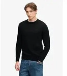 Superdry f&uuml;r Herren. M6110717A Schwarzer Preppy-Pullover (S), L&auml;ssig,...