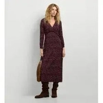 Pepe Jeans f&uuml;r Damen. PL9537897 Jazelin Kleid granatrot (L), L&auml;ssig,