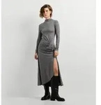 Pepe Jeans f&uuml;r Damen. PL9537926 Kleid Baker grau (L), L&auml;ssig, Polyester,...