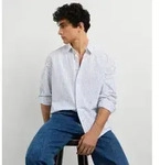 Pepe Jeans f&uuml;r Herren. PM3091470 Robert Hemd blau, wei&szlig; (L), L&auml;ssig,...