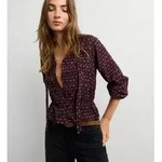 Pepe Jeans f&uuml;r Damen. PL3051556 Bluse Jessica rot (L), L&auml;ssig, Viskose,...