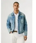 Pepe Jeans f&uuml;r Herren. PM403168 Regular Jacket Horsham blau (S), L&auml;ssig, Baumwolle,