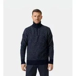 Helly Hansen f&uuml;r Herren. 30360 Arktis-Pullover Icelander mit blauem Rei&szlig;verschluss,