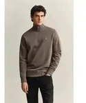 Gant f&uuml;r Herren. 2008005 Shield Sweatshirt mit halbem Rei&szlig;verschluss braun (L),
