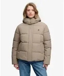 Superdry f&uuml;r Damen. W5012207A Premium Kapuzenjacke braun (XS), L&auml;ssig,...