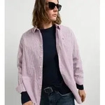 Pepe Jeans f&uuml;r Herren. PM3091484 Rosa Regio Hemd (L), L&auml;ssig, Baumwolle, Langarm