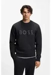 BOSS f&uuml;r Herren. 50555516 Salbo navy Sweatshirt (L), L&auml;ssig, Baumwolle, Marine