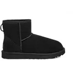 UGG f&uuml;r Damen. 1016222 Klassische Mini II schwarze Lederstiefel (36), Wohnung,