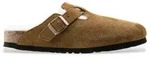 Birkenstock f&uuml;r Damen. 1001141 Clogs aus Leder Boston mit Lammfell (Schmale