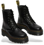 Dr Martens f&uuml;r Damen. 15265001 Jadon Glattlederstiefel schwarz (36), 3 bis 5 cm,