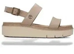Timberland f&uuml;r Damen. TB0A274F9291 Taupefarbene Sandalen mit Riemen (40 W), 1 bis 3