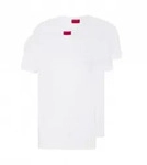 HUGO f&uuml;r Herren. 50325417 Pack 2 T-Shirts, wei&szlig;, V-Ausschnitt, V-Ausschnitt,...