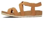 Timberland f&uuml;r Damen. TB0A1MQRF131 Ledersandalen Malibu Waves braun (38.5 W), 1 bis