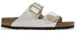 Birkenstock f&uuml;r Damen. 1020021 Sandalen Arizona Big Buckle wei&szlig; (Schmale...