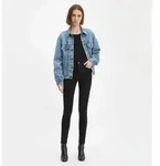 Levi's f&uuml;r Damen. 56041-0028 Jean 310 Super Narrow Shaper schwarz (33/30), L&auml;ssig,