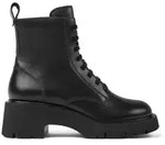Camper f&uuml;r Damen. K400577-001 Milah schwarze Lederstiefeletten -H&ouml;he Absatz:...