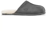 UGG f&uuml;r Herren. 1101111 Graue Scuff-Slipper aus Leder (45), Wohnung, Wildleder,