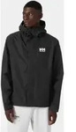 Helly Hansen f&uuml;r Herren. 62047 Schwarze wasserdichte Jacke Seven J (S), Polyester,