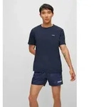 HUGO f&uuml;r Herren. 50466158 Dero navy T-Shirt (L), L&auml;ssig, Baumwolle, Kurzarm,