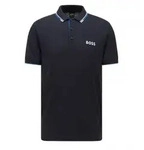 BOSS f&uuml;r Herren. 50469102 Paddy Pro Poloshirt navy (S), Blau, L&auml;ssig, Baumwolle,