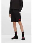 HUGO f&uuml;r Herren. 50466196 Diz Shorts schwarz (XL), L&auml;ssig, Baumwolle, Nachhaltig