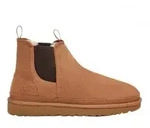 UGG f&uuml;r Herren. 1121644 Leder-Stiefeletten M Neumel Chelsea braun (43),...