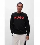 HUGO f&uuml;r Herren. 50477328 Dem Sweatshirt schwarz (L), L&auml;ssig, Langarm,