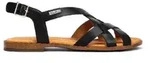 Pikolinos f&uuml;r Damen. W0X-0556ST Schwarze Algar Ledersandalen (38), 1 bis 3 cm,