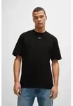 HUGO f&uuml;r Herren. 50488330 Dapolino T-shirt schwarz (S), L&auml;ssig, Baumwolle,...