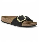 Birkenstock f&uuml;r Damen. 1023373 Leder-Sandalen Madrid Big Buckle (Schmale Passform)