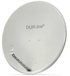 DUR-line Select 85/90 Hellgrau - Alu Sat-Reflektor