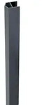 KAHRS Solid Zaun-Abschlussprofil, Anthrazit DB703, f&uuml;r Schr&auml;gelement, 150 cm...