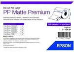 PP Matte Label Premium, Die-cut Roll, 105mm x 210mm, 259 labels, 7113424