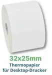 Zebra Z-Select 2000D, Etikettenrolle, Thermopapier, 32x25mm, 800261-105